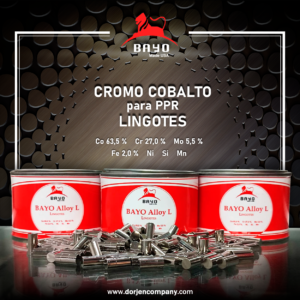 BAYO Alloy L en Lingotes – Cromo Cobalto para PPR – Made in USA